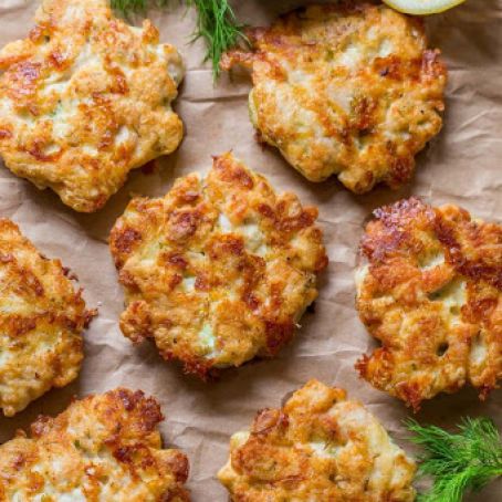 Cheesy Chicken Fritters